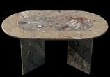 x Coffee Table With Fossil Orthoceras & Goniatites #52944-3